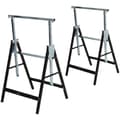 Miniatyrbillede 1 af 9: Savbuk, 68x56x80-130 cm, Sort