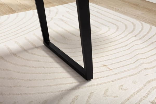 Rootz massivt kontorbord - Skrivebord i naturtræ - Trækantet top - U-formede metalben - Håndlavet - Akacietræ - 120 cm x 60 cm x 76 cm