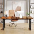 Miniatyrbild 4 av 8: Rootz Executive Desk - Arbetsstation - Kontorsskrivbord - Robust och rymlig - 160 cm Längd x 80 cm Bredd x 75 cm Höjd - Ergonomisk design