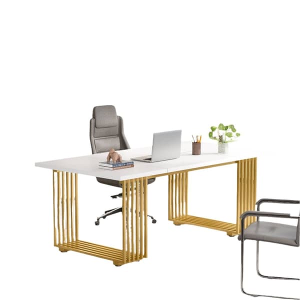 Rootz Elegant Office Desk - Executive-bord - Studiebord - Rymligt och robust - 180 cm Bredd x 79 cm Djup x 78 cm Höjd