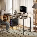 Miniatyrbild 5 av 6: Rootz Computer Table Desk - Study Desk - Home Office Desk - Justerbara hyllor - 120 cm x 48 cm x 85,5 cm