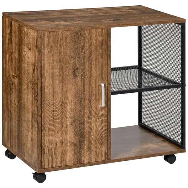 Rootz Printer Stand - Office Organizer - Skåpfack - Multifunktionell förvaring - Elegant design - 70 cm x 40 cm x 65,5 cm