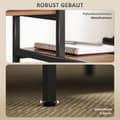 Pikkukuva 7 / 10: Rootz Computer Table - Desk - WorkStation - Paranna tuottavuutta - 150 cm x 48 cm x 125cm - Monitor Stand & 4 -vaiheinen hylly - teollisuussuunnittelu