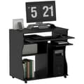 Miniatyrbild 10 av 10: Rootz Rollable Computer Table - Desk With Storage - Mobil Workstation - gott om lagringsutrymme - 80 x 48 x 75 cm, svart