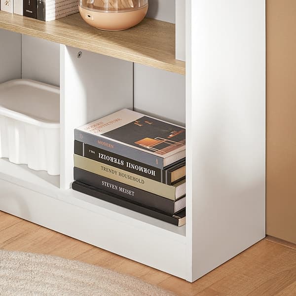 Rootzin taittopöytä - kokoontaitettava työpöytä - tilaa säästävä kaapin ovi - Kestävä MDF & kumipuu - 70x85x54cm, romahtunut 70x85x25cm