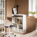 Pikkukuva 2 / 9: Rootzin taittopöytä - kokoontaitettava työpöytä - tilaa säästävä kaapin ovi - Kestävä MDF & kumipuu - 70x85x54cm, romahtunut 70x85x25cm