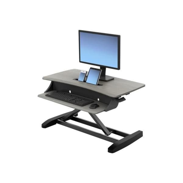 ERGOTRON WorkFit-Z Mini Ståbordsadapter - Pärlgrå