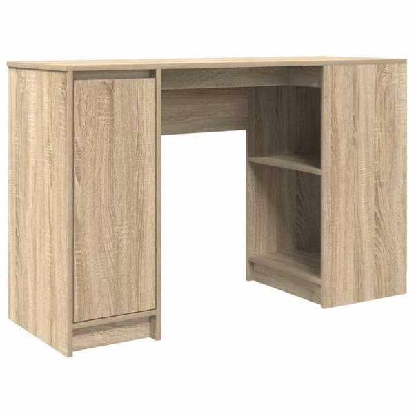 Skrivbord sonoma ek 120x42x76 cm konstruerat trä