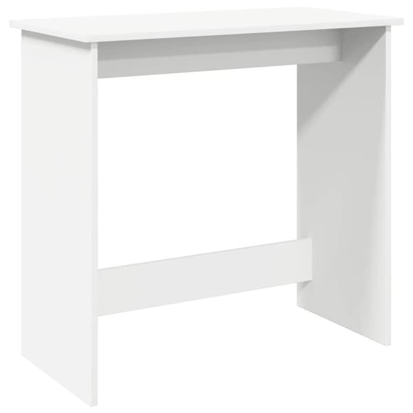 Skrivbord vit 80x40x75 cm konstruerat trä