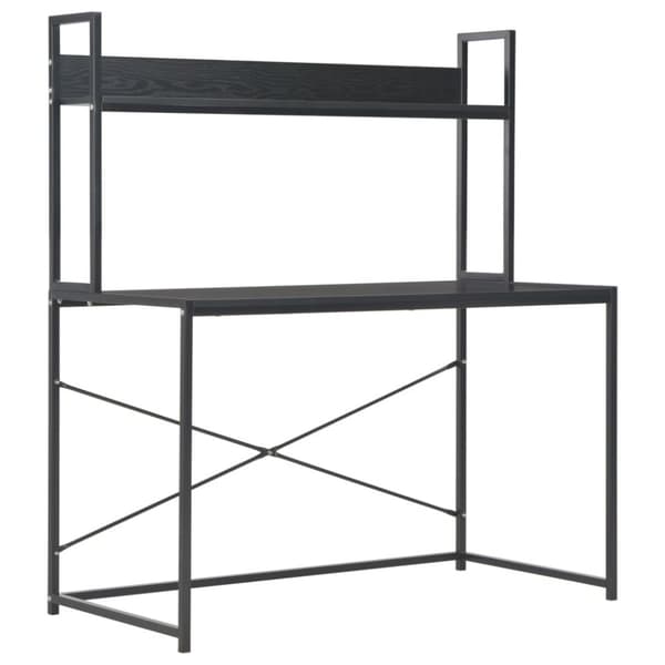 Datorbord svart 120x60x138 cm