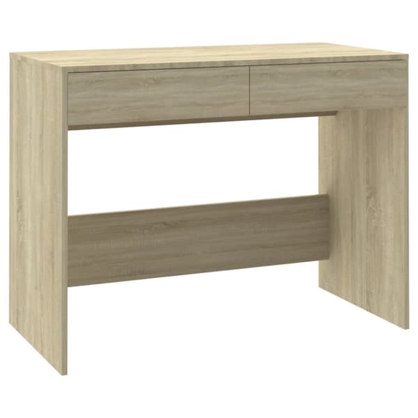 Skrivbord sonoma-ek 101x50x76,5 cm konstruerat trä