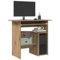 Miniatyrbild 1 av 2: Skrivbord artisan ek 80x45x74 cm konstruerat trä