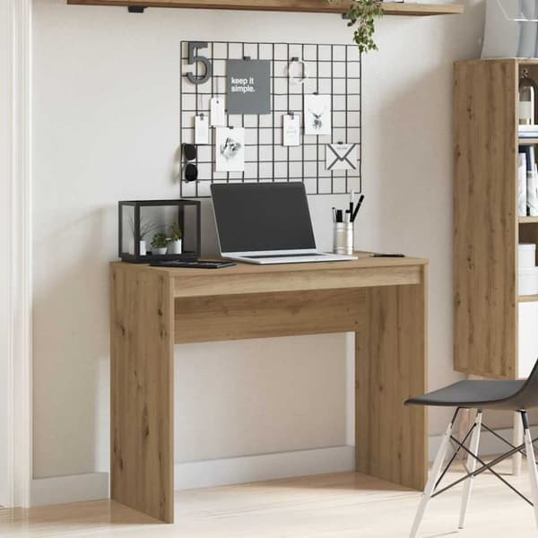Skrivbord artisan ek 90x40x72 cm konstruerat trä
