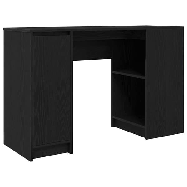 Skrivbord svart ek 120x42x76 cm konstruerat trä