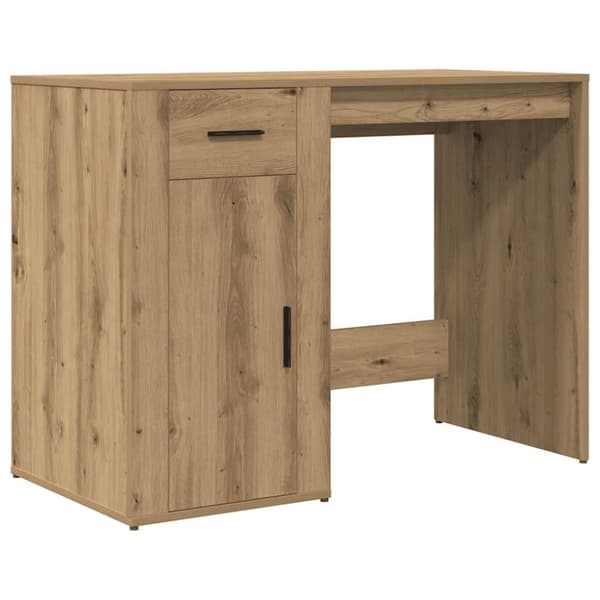 Skrivbord artisan ek 100x49x75 cm konstruerat trä
