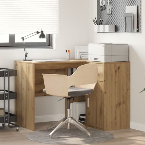 Hörn skrivbord Artisan Ek 102x88x75 cm Konstruerat trä