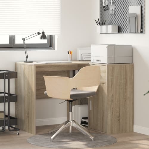 Hörnskrivbord Sonoma Ek 102x88x75 cm Konstruerat Trä