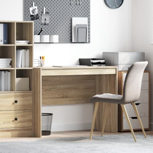 Skrivbord Sonoma ek MDF med Sonoma ekfanér 100 x 50 x 76 cm