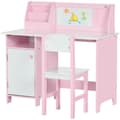 Miniatyrbild 1 av 7: Rootz Children's Desk Set - Kids Desk - Children's Study Table - Främjar sittvanor - 90L x 45B x 85H cm - Pink