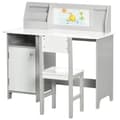 Miniatyrbild 1 av 7: Rootz Children's Desk Set - Kid's Learning Desk - Studiemöbler - Främjar goda vanor - 90x45x85cm, grå och vit