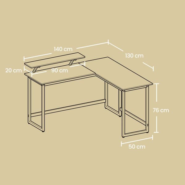 Datorkontor-l-formad
