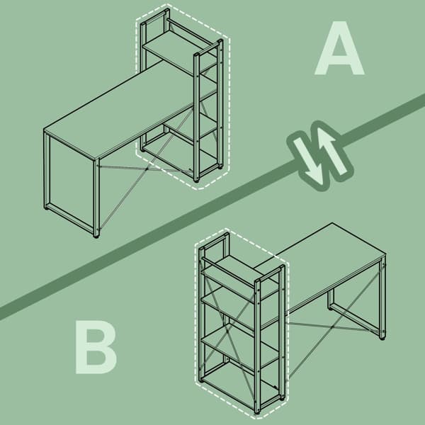 Bureau – Met Plank – Computertafel