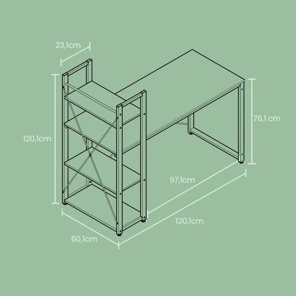 Bureau – Met Plank – Computertafel
