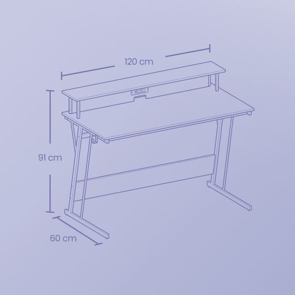 Spela tabell - med LED -belysning