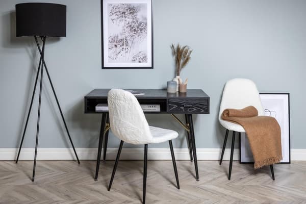 FURNLUX TYÖPÖYTÄ KULTAINEN MUSTA & KULTAINEN 60CM