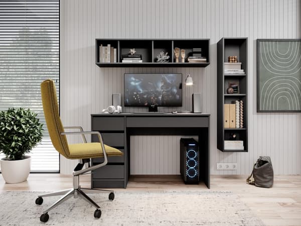 FURNLUX SKRIVBORD ADA GRAFIT 120CM