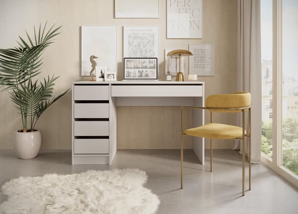 FURNLUX SKRIVBORD ADA BEIGE 120CM
