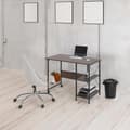 Miniatyrbild 6 av 6: Maclean loft skrivbord, dimensioner: 107x45x75cm, max - 150 kg, med skiva, färg mörk valnöt, MC-411 B