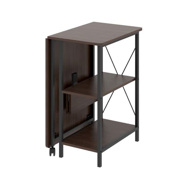Maclean loft skrivbord, dimensioner: 107x45x75cm, max - 150 kg, med skiva, färg mörk valnöt, MC-411 B
