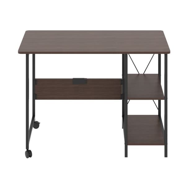 Maclean loft skrivbord, dimensioner: 107x45x75cm, max - 150 kg, med skiva, färg mörk valnöt, MC-411 B