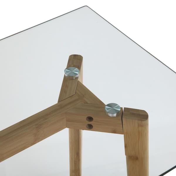 Skrivebord Versa NANGA Bambus Krystal 50 X 75 X 100 CM
