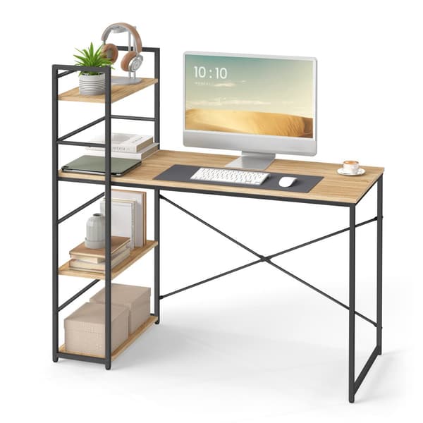 Datorbord MAX 4.0 - sonoma / svarta ben