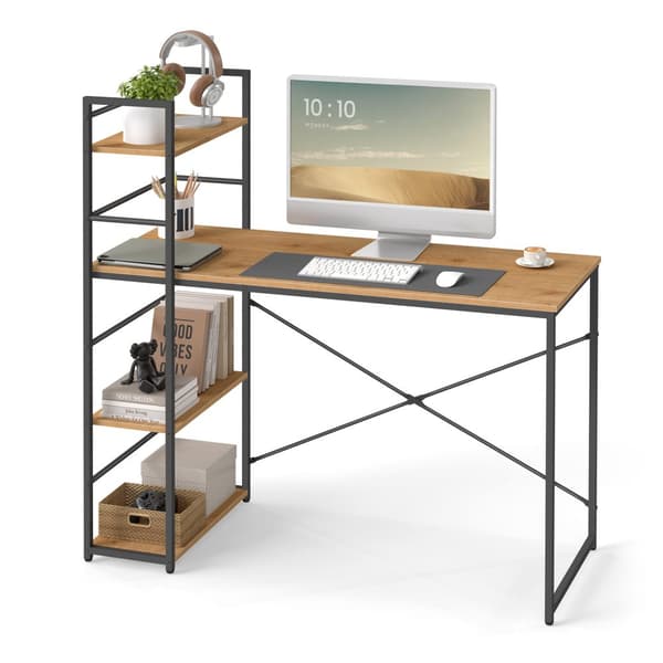 Datorbord MAX 4.0 - ek / svarta ben