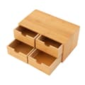Miniatyrbild 1 av 2: Skrivbordsorganisatör, Nan Bamboo, 4 Lådor, Minimalistisk Stil,Träfärg