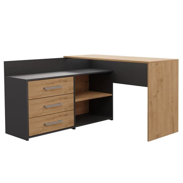 Skrivbord - Topeshop skrivbordshöjare - M-MP-B-DAN-DANY-ANTA - Biurko Biurko DANY DANY ANTRACYT HANTVERKARE