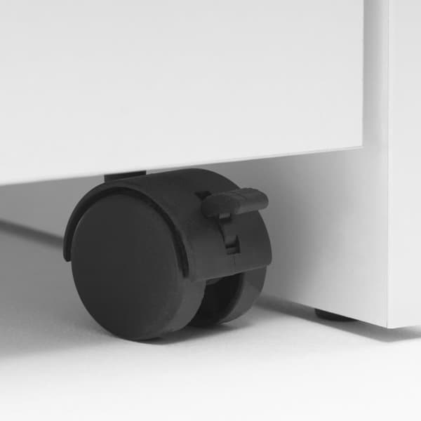 Skrivbord, 130x75x54 cm, Vit
