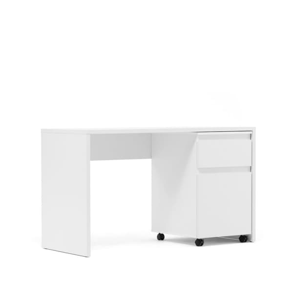 Skrivbord, 130x75x54 cm, Vit