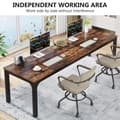 Miniatyrbild 3 av 8: Tribesigns Datorbord - Skrivbord - 200 x 70 x 75 cm - Arbetsbord - Industriell stil