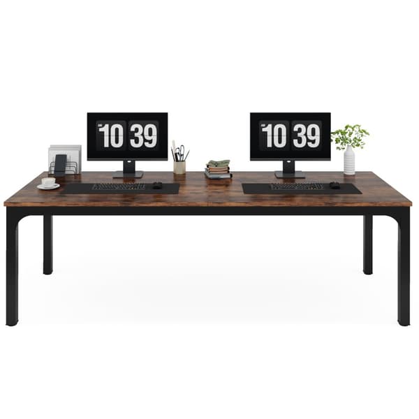 Tribesigns Datorbord - Skrivbord - 200 x 70 x 75 cm - Arbetsbord - Industriell stil
