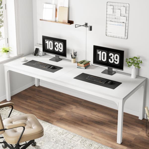 Tribesigns Datorbord - Skrivbord - 200 x 70 x 75 cm - Arbetsbord - Industriell stil