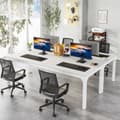 Miniatyrbild 6 av 8: Tribesigns Datorbord - Skrivbord - 200 x 70 x 75 cm - Arbetsbord - Industriell stil