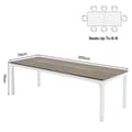 Miniatyrbild 2 av 8: Tribesigns Datorbord - Skrivbord - 200 x 70 x 75 cm - Arbetsbord - Industriell stil
