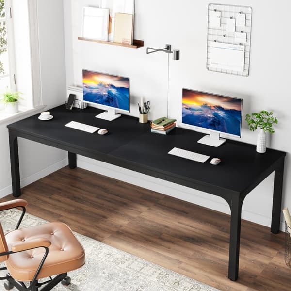 Tribesigns Datorbord - Skrivbord - 200 x 70 x 75 cm - Arbetsbord - Industriell stil