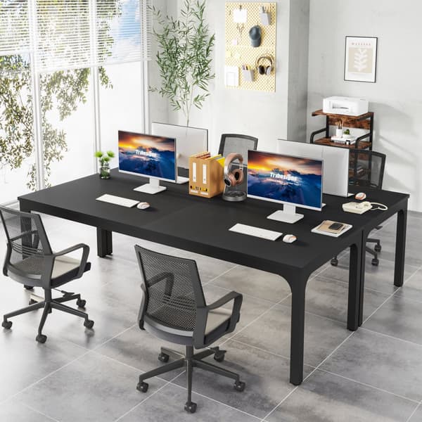 Tribesigns Datorbord - Skrivbord - 200 x 70 x 75 cm - Arbetsbord - Industriell stil