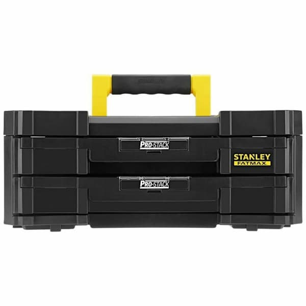 Værktøjskasse Stanley Sort Metal