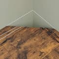 Miniatyrbillede 4 af 5: Rootz L -formet skrivebord - Gamingbord - Hjørnetesbord - Rumbesparende design - 149 cm x 149 cm x 75 cm